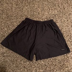 Dark gray moving comfort running shorts